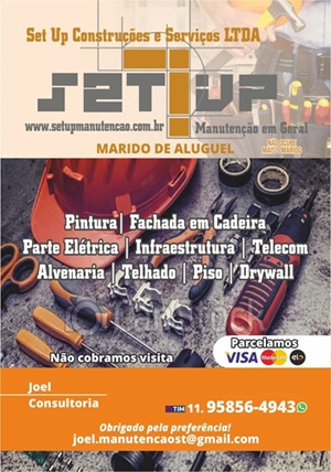 Equipe Set Up em obra